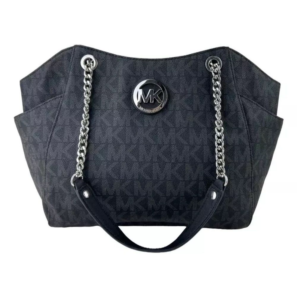 Michael Kors
Jet Set Large Signature Logo Shoulder Bag and wallet